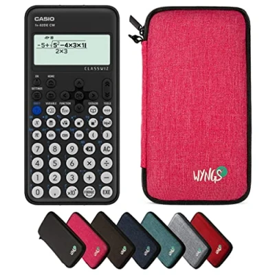 Abbildung von CALCUSO Sparpaket Pink mit Taschenrechner Casio FX 82DE CW ClassWiz