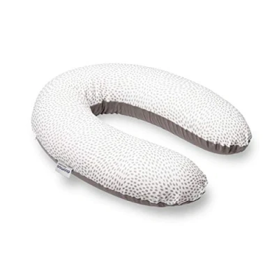 Abbildung von Babymoov Coussin de Maternité/Allaitement Doomoo Buddy Risotto Taupe Certifié Oeko Tex