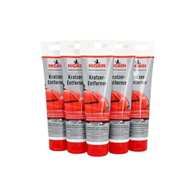 Abbildung von NIGRIN Kratzer Entferner Universal, 5 x 150g, entfernt leichte Kratzer, leicht zu verarbeiten, Mehfarbig