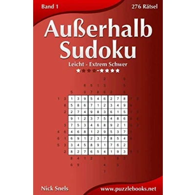 Abbildung von Außerhalb Sudoku Leicht bis Extrem Schwer Band 1 276 Rätsel