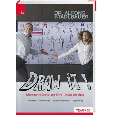Abbildung von Draw it!: Mit einfachen Strichen zum Erfolg analog und digital, Flipcharts Sketchnoting Visuelle Moderation Storydrawing