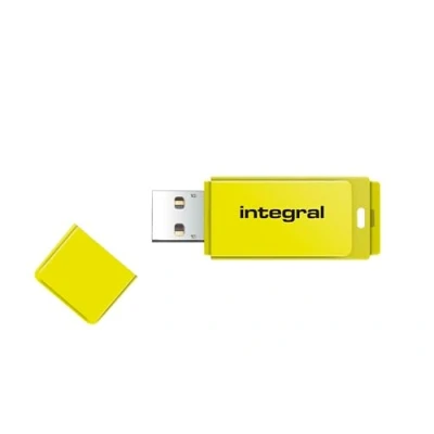 Abbildung von Integral 32GB Neon Gelb USB 2.0 Flash Laufwerk