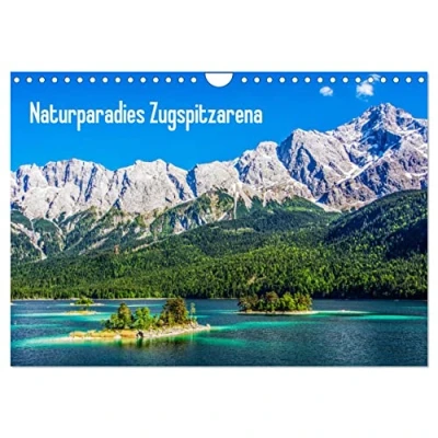 Abbildung von Naturparadies Zugspitzarena (Wandkalender 2025 DIN A4 quer), CALVENDO Monatskalender