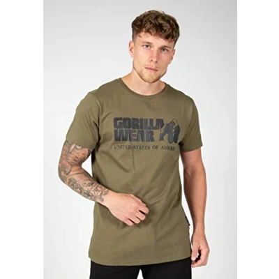 Abbildung von Gorilla Wear Classic Tshirt print, Herren, Größe: XXL, Dark green