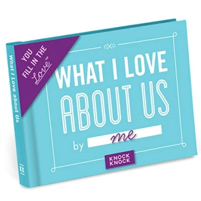 Abbildung von Knock What I Love about Us Fill in the Book Blank Gift Journal, 4.5 x 3.25 inches