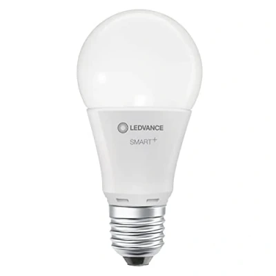 Abbildung von LEDVANCE Smarte LED Lampe mit WiFi Technologie, Sockel E27, Dimmbar, Lichtfarbe änderbar (2700 6500K), ersetzt Glühlampen 60 W, SMART+ Classic Tunable White, 1er Pack