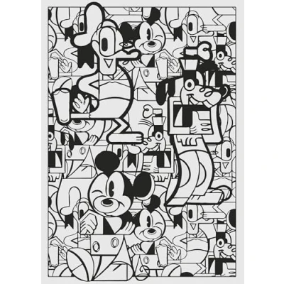 Abbildung von Komar Vliestapete &quot;Mickey Constructive&quot;, 200x280 cm (Breite x Höhe)