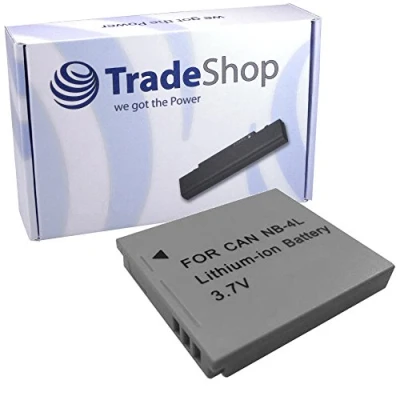 Abbildung von Kamera Li Ion Akku 850mAh für Canon DIGITAL Ixus 30 40 50 55 60 65 70 75 80 is 82 100 i7 PowerShot SD200 SD300 SD400 SD430 SD450 SD600 SD630 TX1 IXY NB 4L 4LH