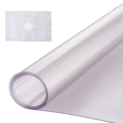 Abbildung von VEVOR PVC Tischschutz Tischdecke Tischfolie 610x1219mm Schreibtischschutz 1,5mm