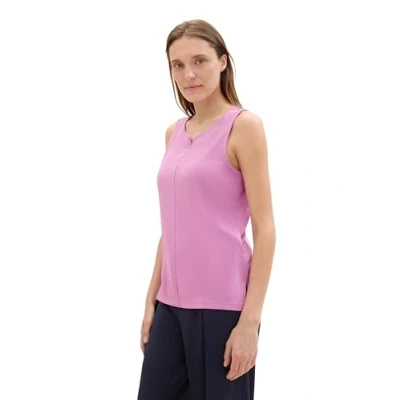 Abbildung von TOM TAILOR Damen Basic Blusen Top mit weitem Rundhalsausschnitt, light floral, XXL