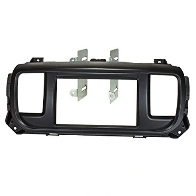 Abbildung von tomzz Audio 2440 000 Doppel DIN Radioblende kompatibel mit Peugeot Expert ab 2016 Traveller Citroen Jumpy Spacetourer Toyota Proace schwarz