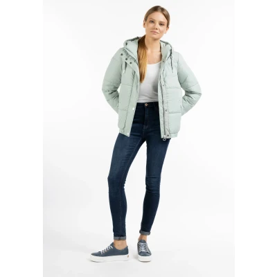 Abbildung von DREIMASTER Maritim Damenjacke mit Wattierung XXL / Rauchminze 100% Polyester