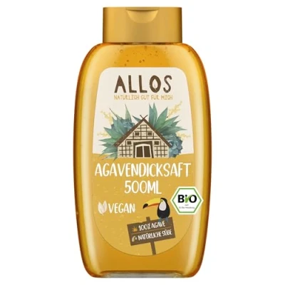 Abbildung von Allos Agavendicksaft im Spender, 1er Pack (1 x 500 ml)
