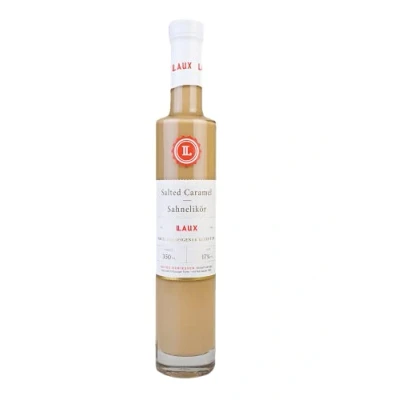 Abbildung von LAUX Salted Caramel Sahnelikör 17% Vol, mit fein salziger Karamell Note, 350ml