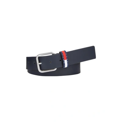 Abbildung von Tommy Jeans RYAN Gürtel, Herren, Größe: 80, Dark night navy