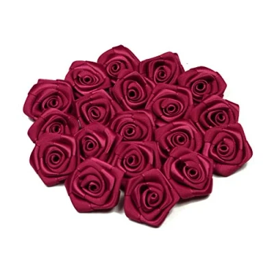 Abbildung von Creativery Streudeko, Satinrosen 3 cm, 10 Stück