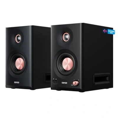 Abbildung von Edifier MR5 Studiomonitore (110W) mit Class D Verstärker, LDAC, Bluetooth 6.0, Hi Res Audio, ConneX App (Schwarz)
