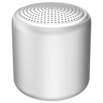 Abbildung von PRENDELUZ Tragbarer Mini Lautsprecher mit Bluetooth, Stereo Sound, doppelte Kopplung, Weiß