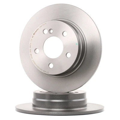 Abbildung von BREMBO COATED DISC LINE 08.A737.11 Bremsscheibe 278 9 5 voll beschichtet hochgekohlt mit Schrauben MERCEDES BENZ: C Klasse Limousine, Coupe