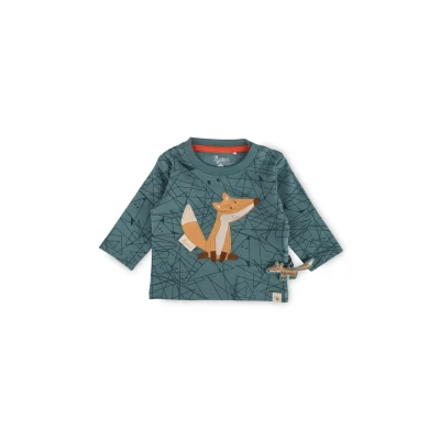 Abbildung von sigikid Langarmshirt für Kinder, Größe: 92, Ozeangrün