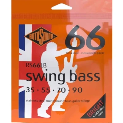 Abbildung von Rotosound Edelstahlsaiten für E Bass, Runddraht, Stärke Medium Light 35 55 70 90