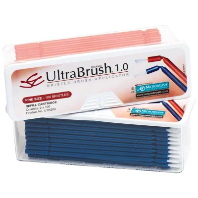 Abbildung von UltraBrush Applikatoren Refill fein 200 (blau / orange)