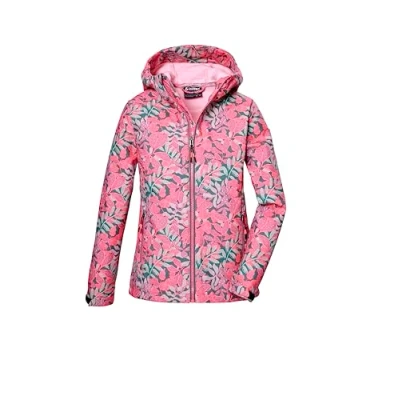 Abbildung von killtec Mädchen Softshelljacke/Outdoorjacke mit Kapuze KOS 135 GRLS SFTSHLL JCKT, oliv, 140, 43217 000