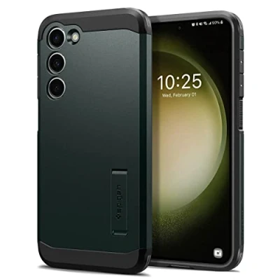Abbildung von Spigen Tough Armor Hülle Kompatibel mit Samsung Galaxy S23 5G Abyss Green