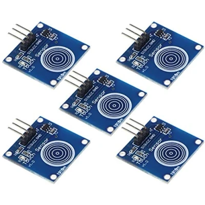 Abbildung von TECNOIOT 5pcs TTP223 TTP223B Jog Digital Touch Sensor Capacitive Switch Module5 Stück Digitaler Berührungssensor Kapazitives Berührungsschaltermodul