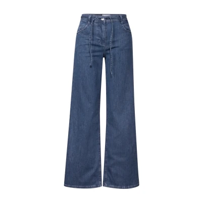 Abbildung von Street One Flared WIDE Jeans, Damen, Größe: 28x32, Blau