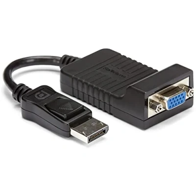 Abbildung von Startech.com DisplayPort auf VGA adapter 1920 x 1200 konverter Aktivadapter Plug and Play Anschluss (DP2VGA)