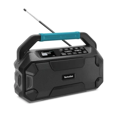 Abbildung von TechniSat Viola 231 OD Makita Akku kompatibles Baustellenradio (DAB+, UKW, AUX in, Bluetooth, IPX4 Spritzwassergeschützt, 2 x 15 W Stereo Lautsprecher)