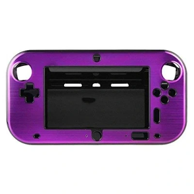 Abbildung von OSTENT Anti Schock Hard Aluminum Box Cover Case Shell kompatibel für Nintendo Wii U Gamepad Farbe Lila