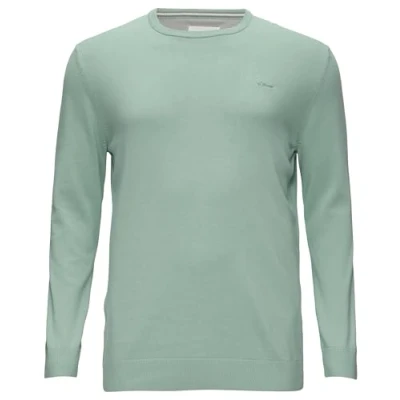 Abbildung von s.Oliver MIT Crewneck Strickpullover, Herren, Größe: 3XL, Salbeigrün
