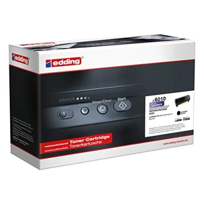 Abbildung von edding Toner EDD 6010 Schwarz Reichweite 10000 Seiten Ersetzt Lexmark 60F2H00