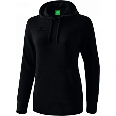 Abbildung von Erima Kapuzenpullover, Damen, Größe: 34, Schwarz