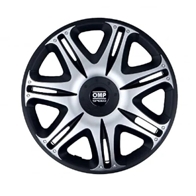 Abbildung von OMP SPEED 4 RADKAPPEN GHOST SCHWARZ/SILBER 16 ZOLL