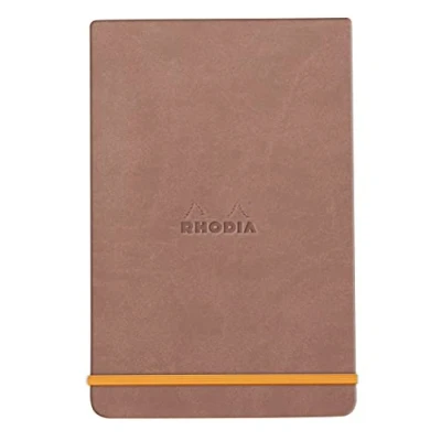 Abbildung von Rhodia 194382C Notizbuch Webnotepad DIN A5, 96 Blatt abtrennbar liniert 90 g, 1 Stück, Rosenholz