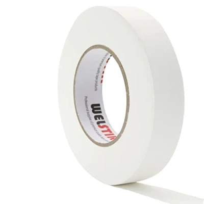 Abbildung von WELSTIK Klebeband Weiß Gaffelband 25MM * 30,2M Gaffaband Mattes Stoffband