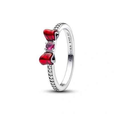 Abbildung von PANDORA Disney Prinzessin Schneewittchen Schleifen Ring aus Sterling Silber mit künstlichem Kristall und Zirkonia, Größe: 58, 193652C01 58