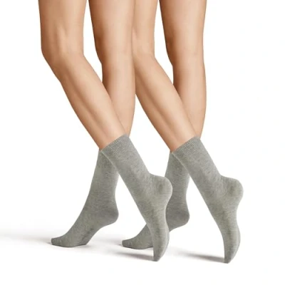 Abbildung von Hudson Damen Only 2 Pack druckfreier Bund Socken, Silber 0502, 39/42 (2er Pack)