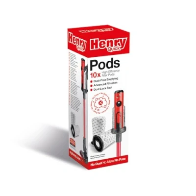 Abbildung von Numatic Staubsaugerbeutel 915744 Pods (10 Stück) für Henry Quick Stick Staubsauger