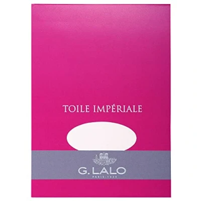 Abbildung von G.Lalo 12200L Toile impériale Schreibblock (DIN A5, 148 x 210 mm, 50 Blatt, 100 g) weiß