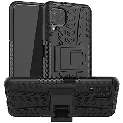 Abbildung von Verco Schutzhülle für Huawei P40 Lite Hülle, Armor Outdoor Handyhülle Case Panzer Hardcase [Cover geeignet Baustelle], Schwarz