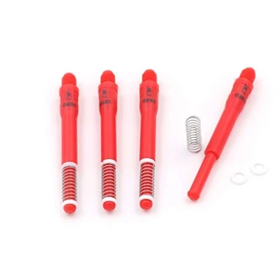Abbildung von CUESOUL TERO AK7 Red Dart Vorbauten Dartschäfte Built in Spring Telescopic, Set von 4 Stück F (CS + L3)