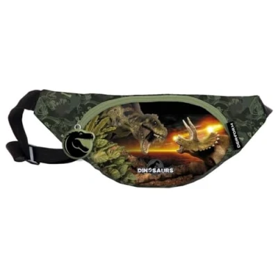 Abbildung von DERFORM Gürteltasche Kinder Dinosaurier T Rex Bauchtasche Hüfttasche Outdoor Tasche