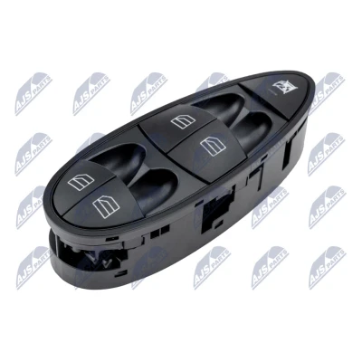 Abbildung von NTY EWS ME 021 Schalter, Fensterheber vorne links MERCEDES BENZ: E Klasse T modell, CLS Coupe, Limousine