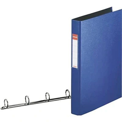 Abbildung von Esselte Standard Ringordner mit vier Ringen, DIN A4 blau