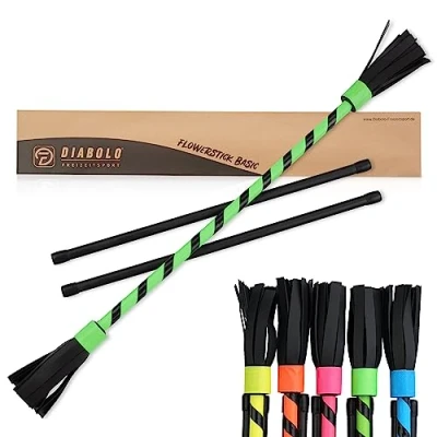 Abbildung von Diabolo Freizeitsport Spiel, Flowerstick Basic UV (grün)