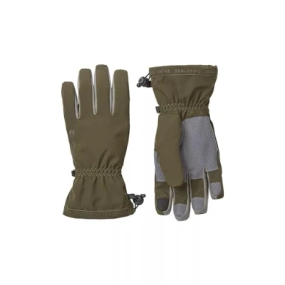 Abbildung von SEALSKINZ Drayton Kaltwetter Handschuhe, wasserdicht, leicht, Stulpen, olivgrün, Größe M